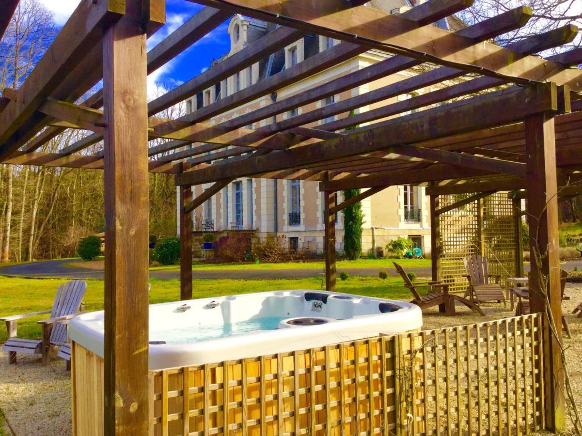 Chateau Des Essards Avec Piscine Et Jacuzzi Langeais Kültér fotó